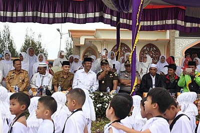 1.450 Murid TK Kecamatan Lembah Gumanti Melaksanakan Manasih Haji 