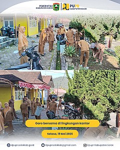 Goro bersama di lingkungan kantor Dinas PUPR