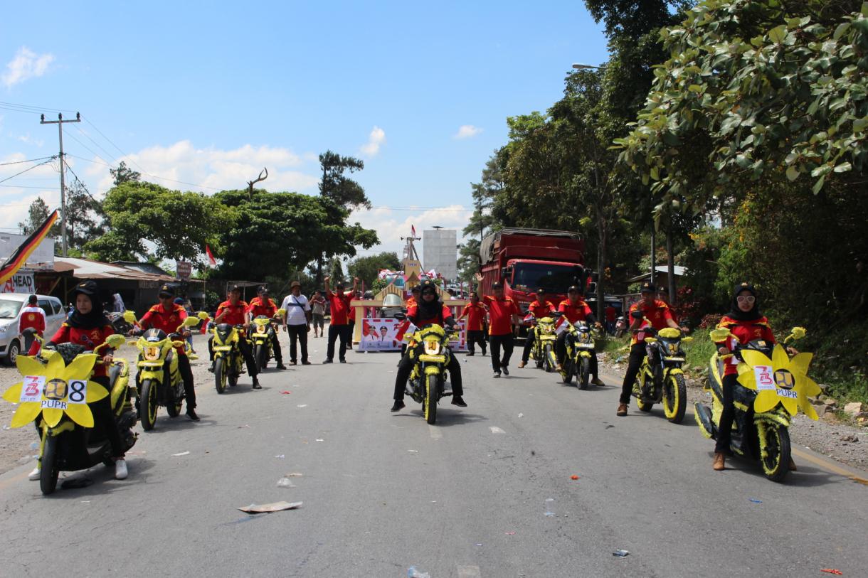 Kegiatan Pawai Alegoris HUT RI ke 73 Tahun Dinas PUPR Kab. Solok 2018