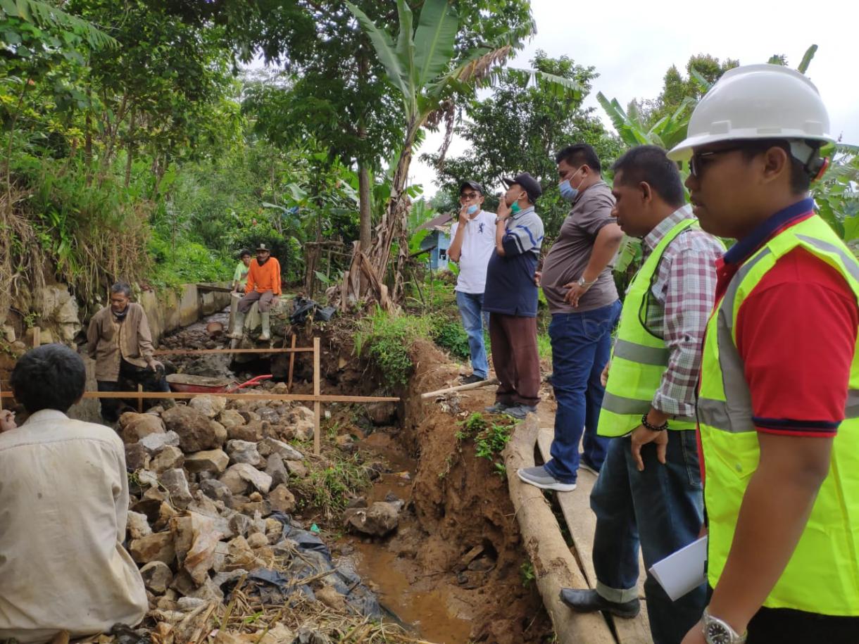 Monitoring Rehabilitasi Jaringan Irigasi Bdr. Kampung Jawa 