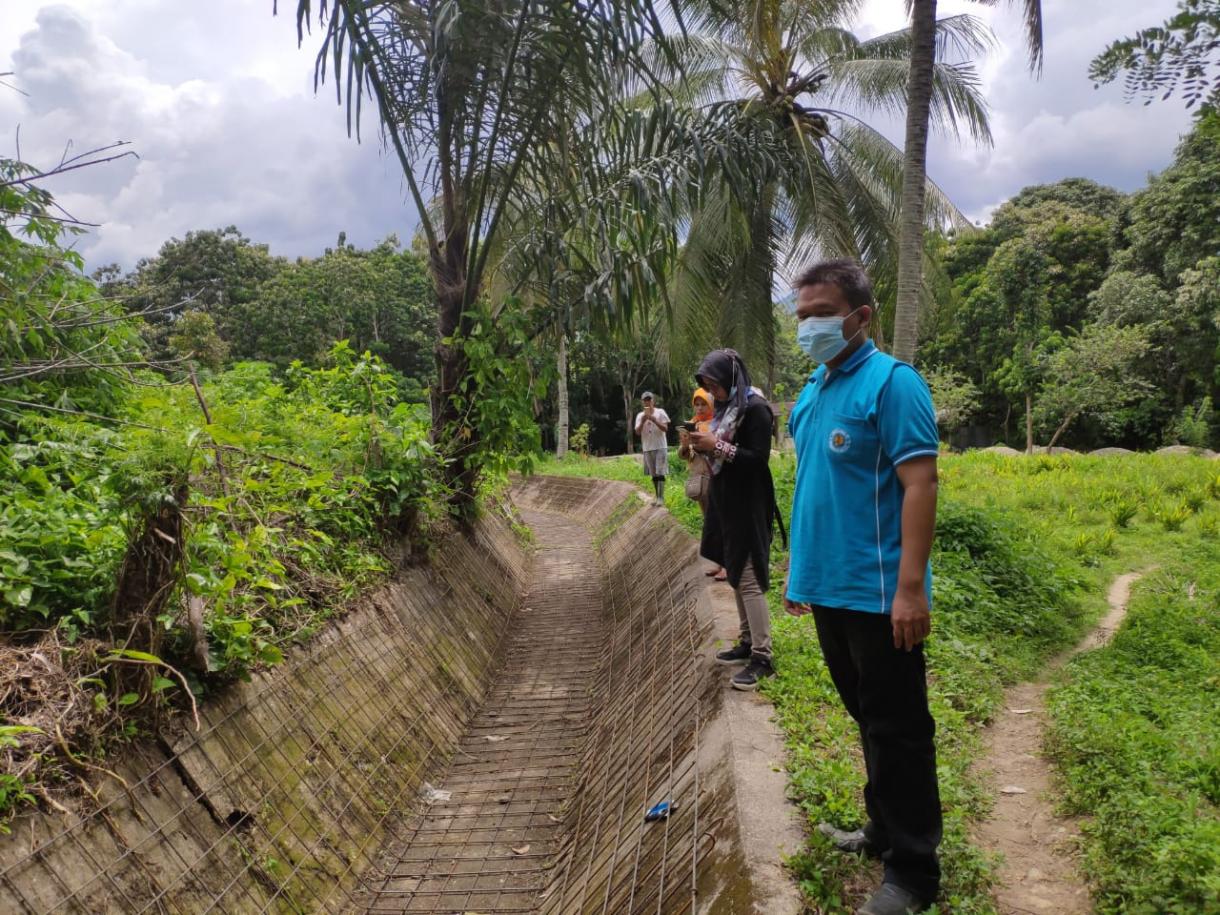 Monitoring Rehabilitasi Jaringan Irigasi Bdr. Pompa I