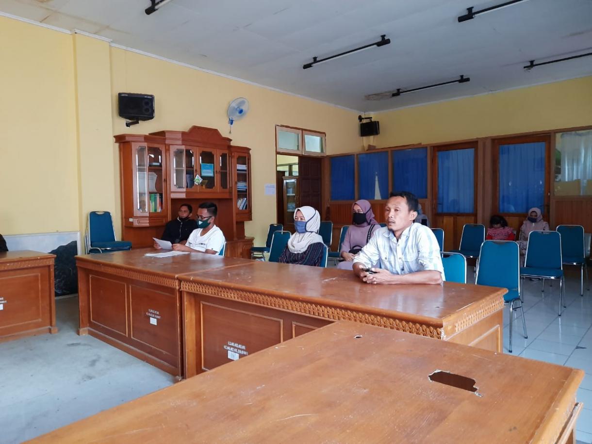 Acara Rapat Evaluasi Pekerjaan DAK di Aula Dinas PUPR Kab. Solok