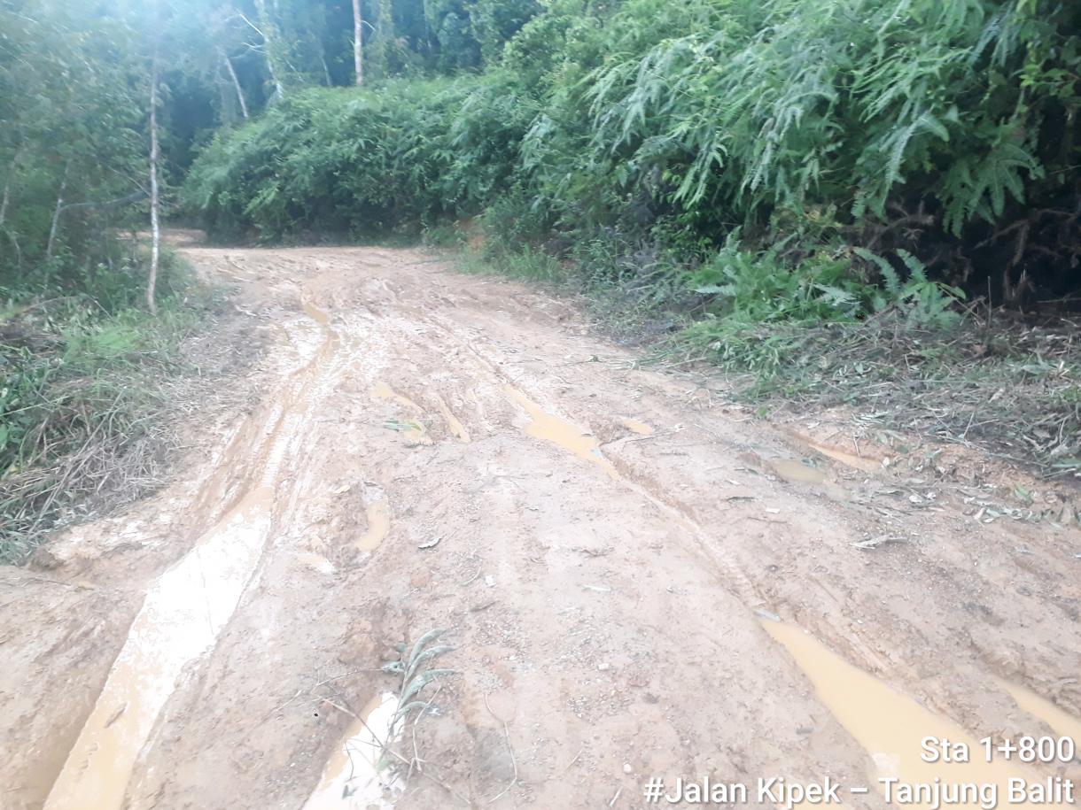 Survey Kondisi Jalan Kipek Tanjung Balik