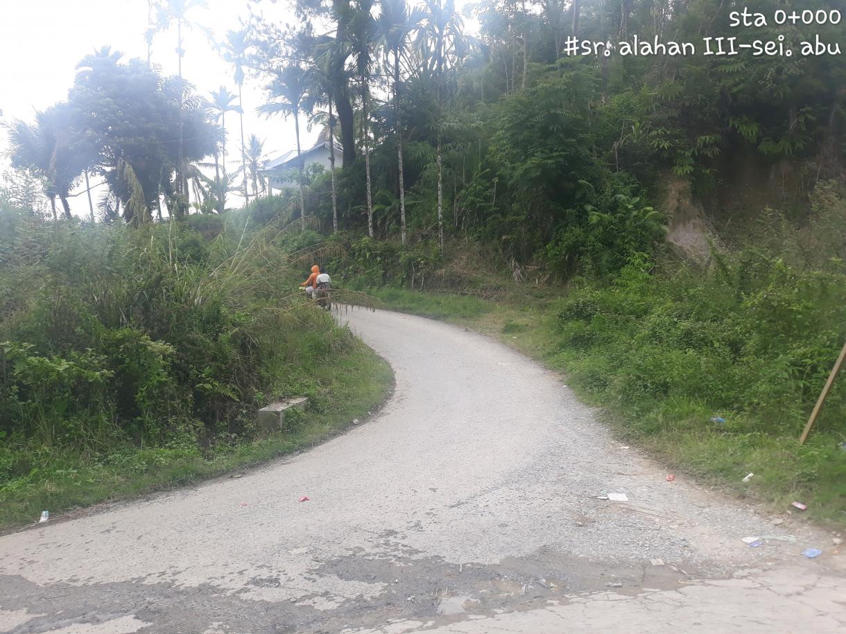 Survey Kondisi Jalan Sariak Alahan Tigo Sungai Abu