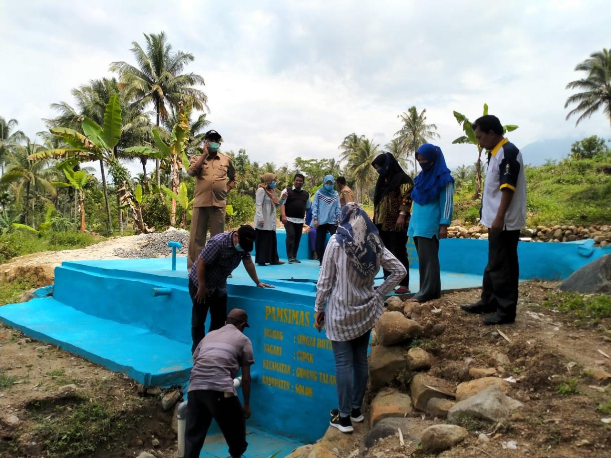 Pelaksanaan Uji Fungsi pada kegiatan PAMSIMAS tahun 2020 