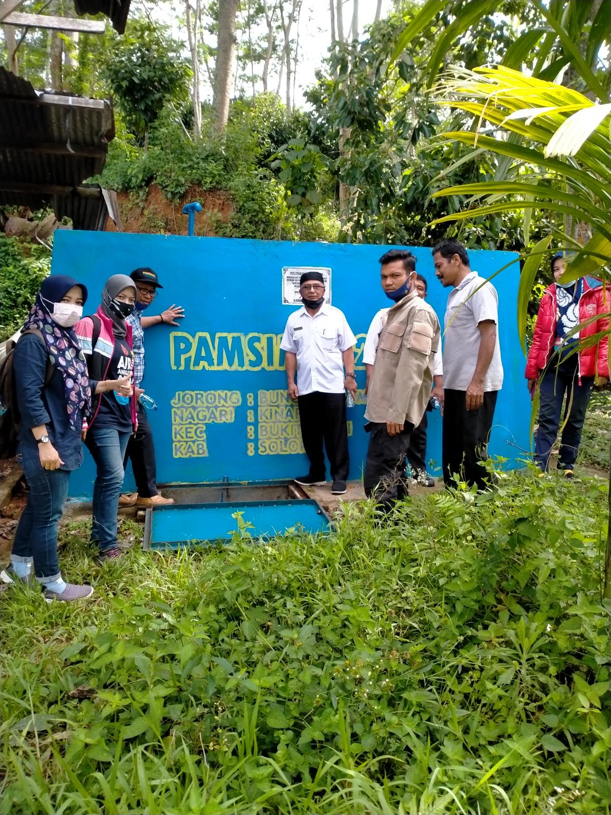 Uji Fungsi PAMSIMAS Th 2020 di Jorong Bungo Harum