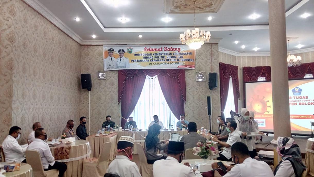 Kunjungan Kerja Rombongan Kementrian Koordinator Bid.Polhukam RI Ke Kabupaten Solok