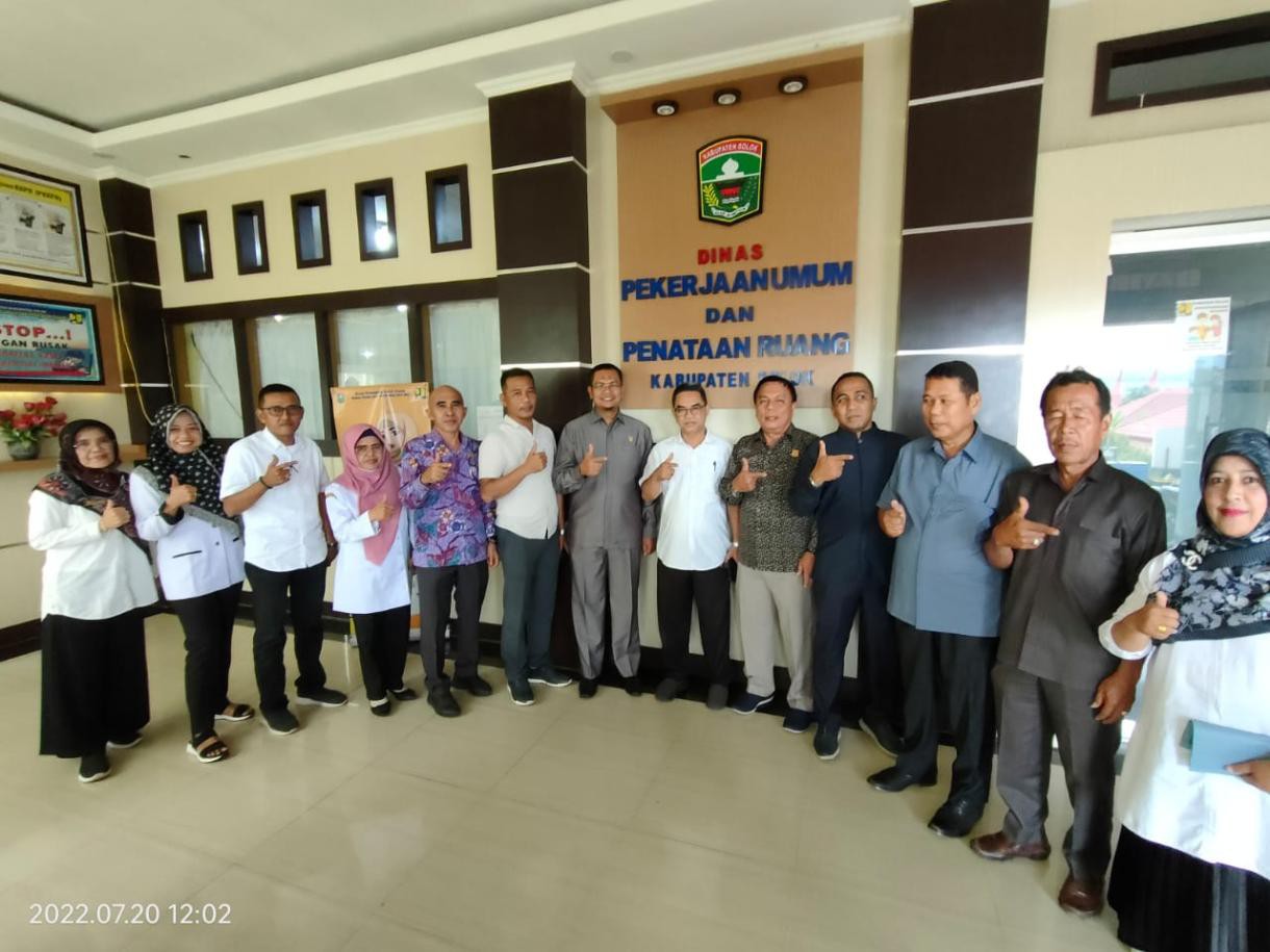 Komisi III DPRD Kabupaten Pesisir Selatan Lakukan Kunjungan Kerja ke Dinas Pekerjaan Umum dan Penata